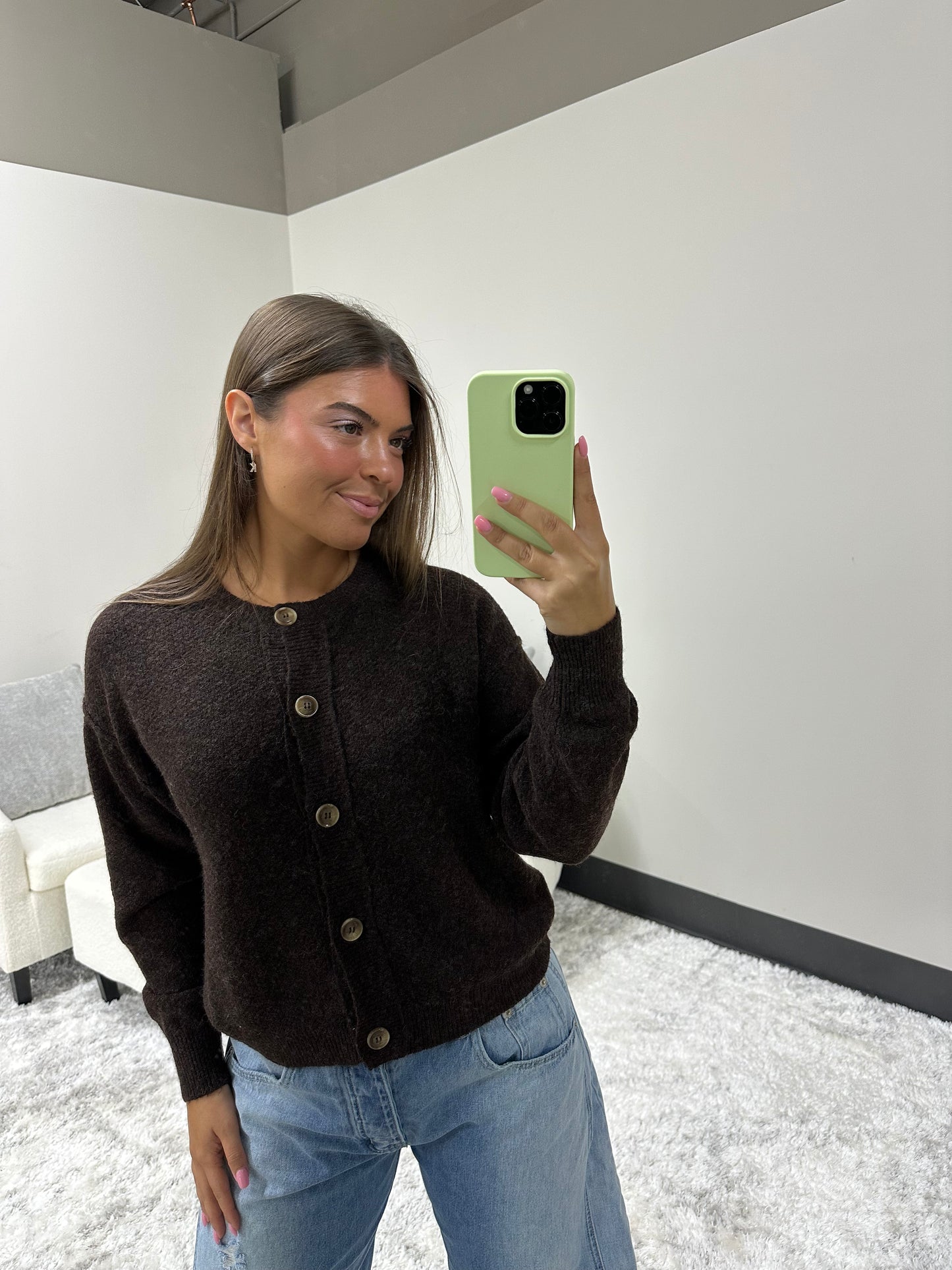The Trim Button Cardigan
