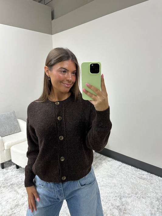 The Trim Button Cardigan