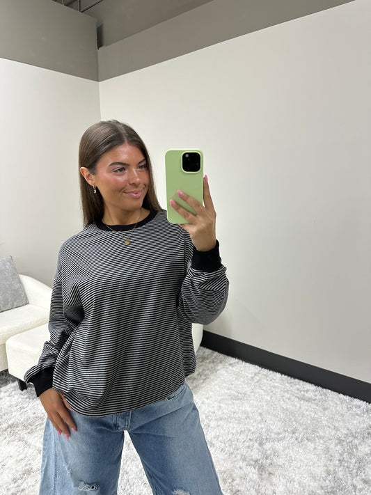 The Striped Cozy Sweatshirt