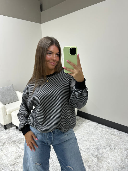 The Striped Cozy Sweatshirt