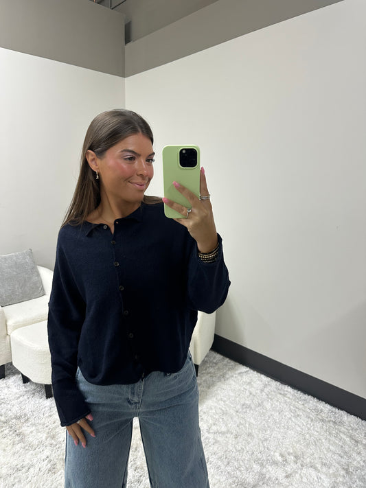 The Seaside Button Cardigan