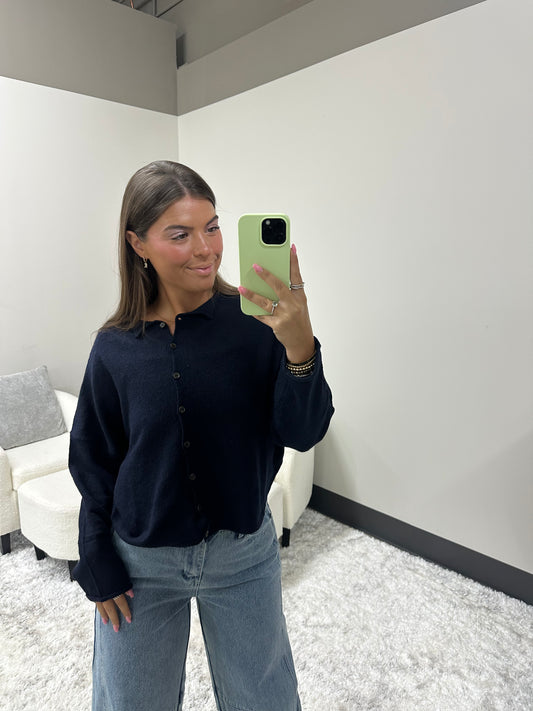 The Seaside Button Cardigan