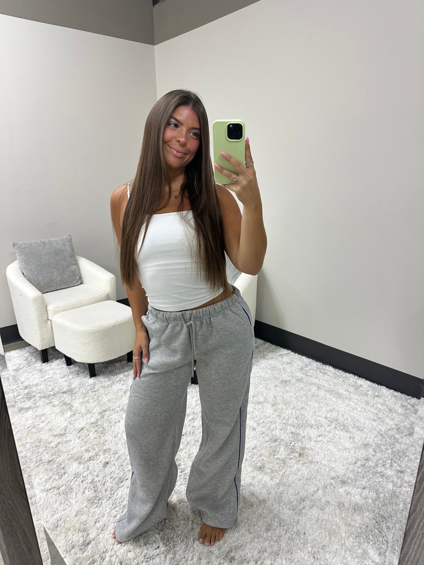 The Contrast Striped Sweats