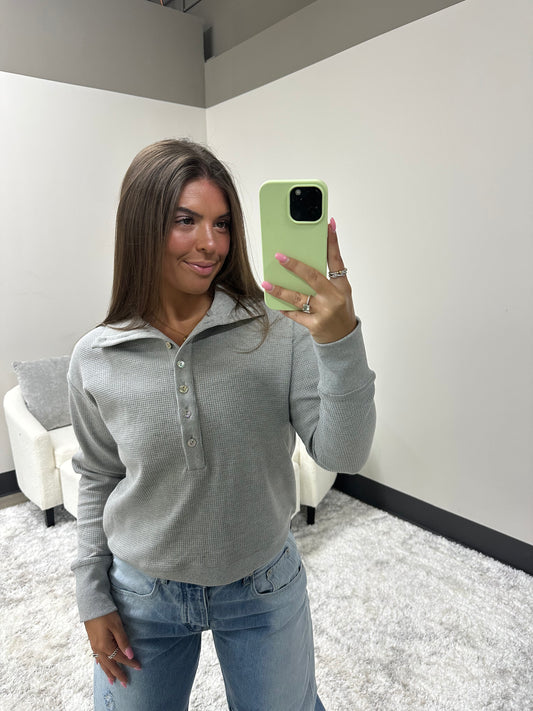 The Harbor Waffle Pullover