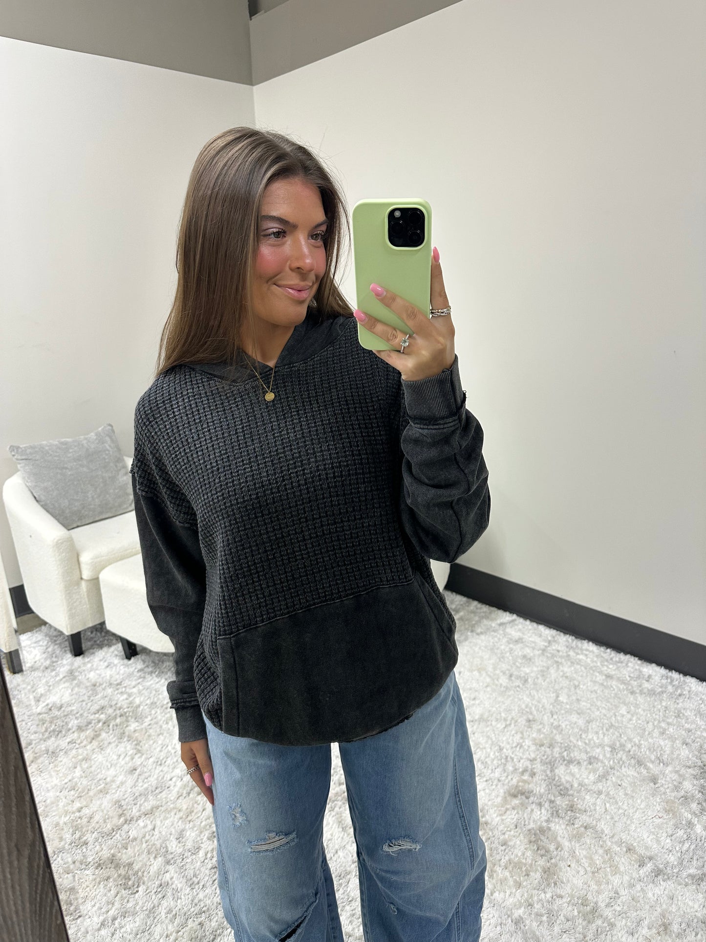 The Waffle Washed Out Hoodie