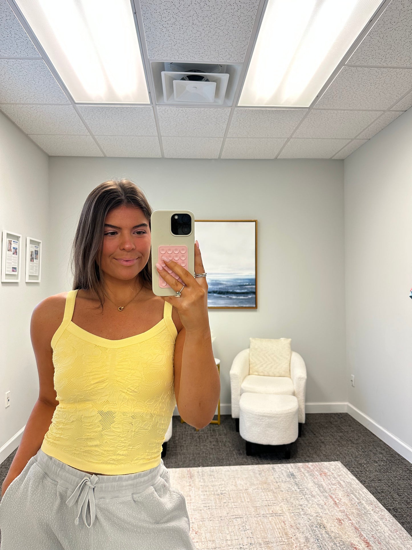 The Lace V-Neck Tank