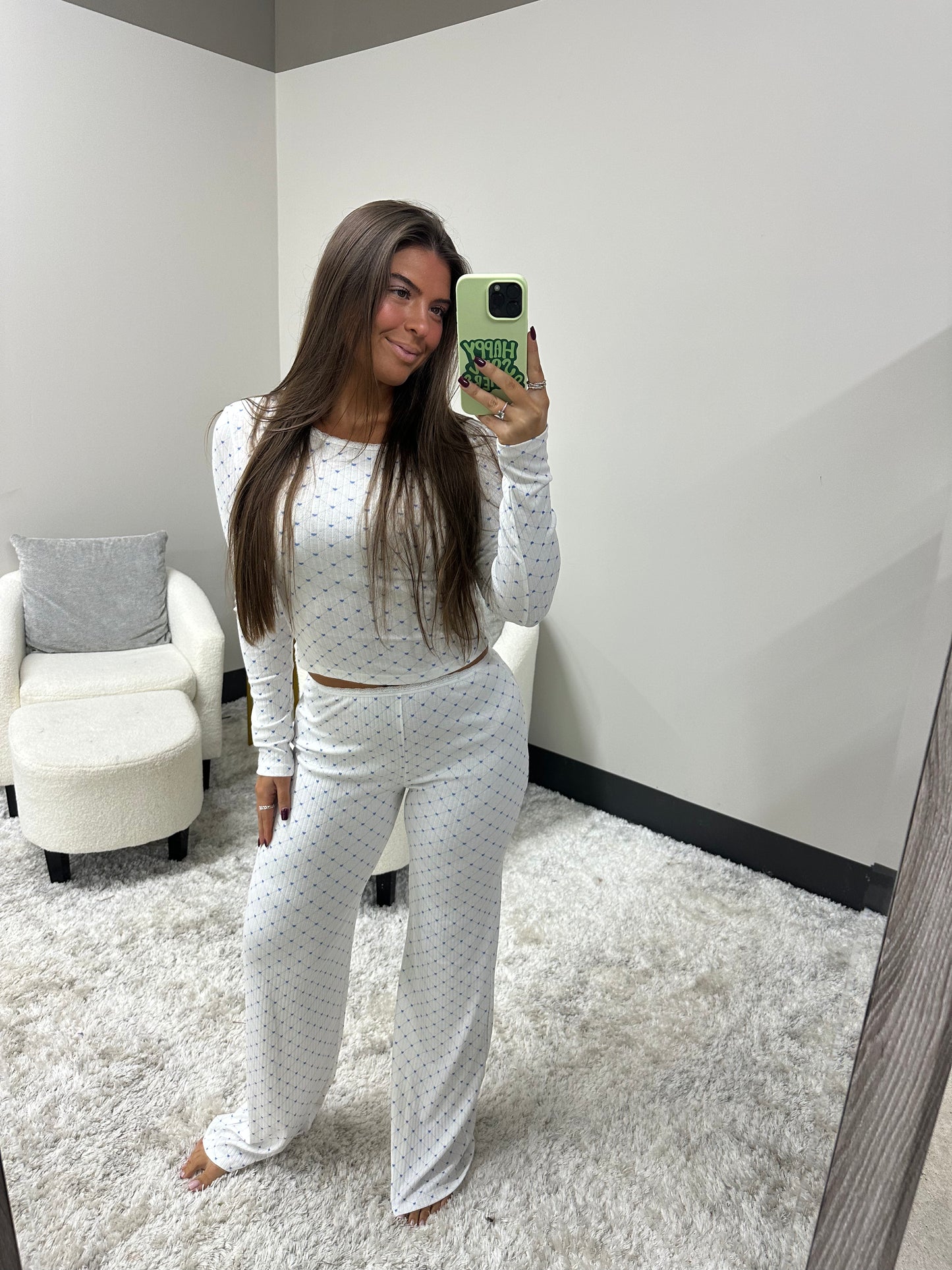 The Heart Pointelle Pajamas