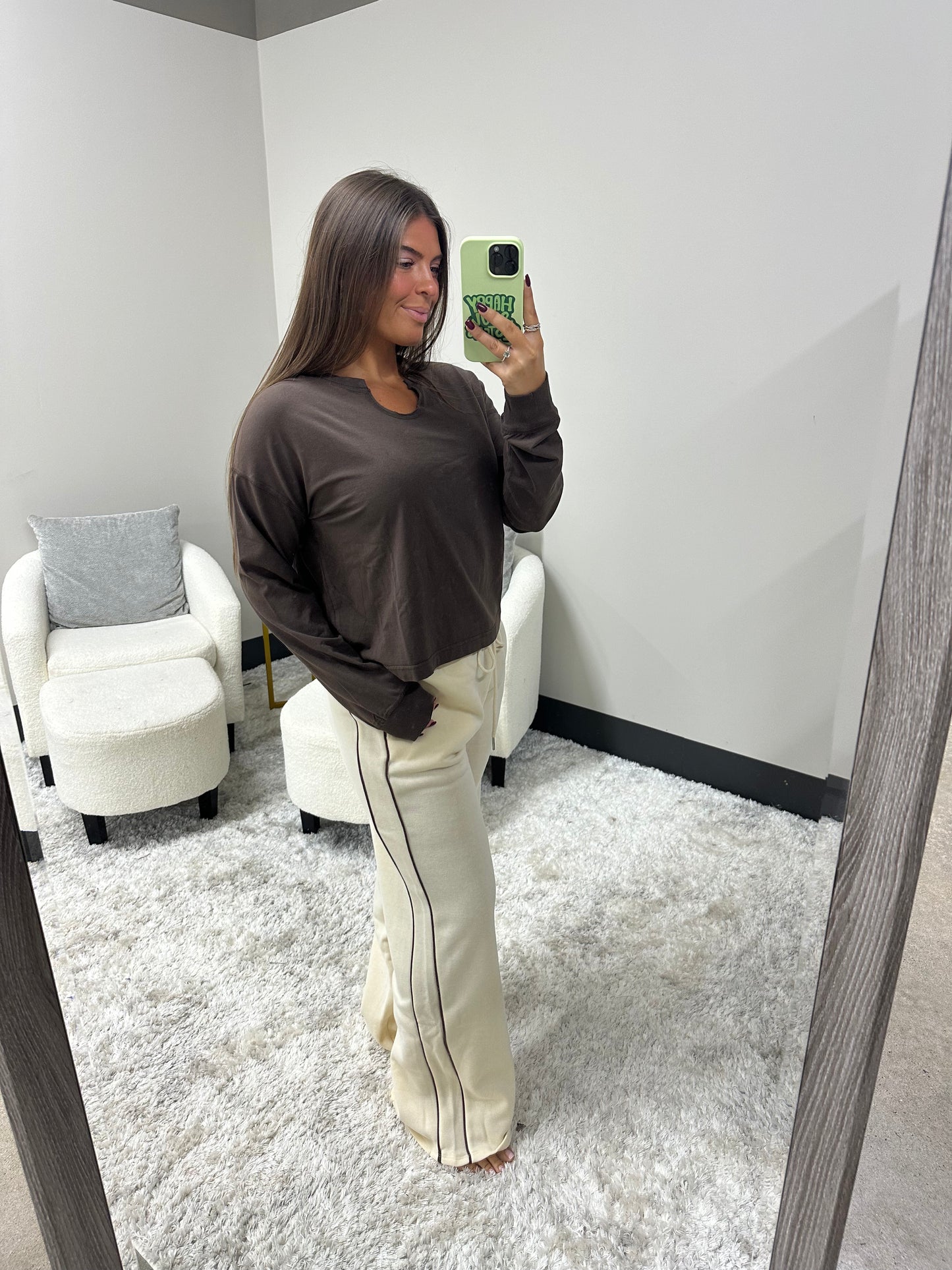 The Contrast Striped Sweats