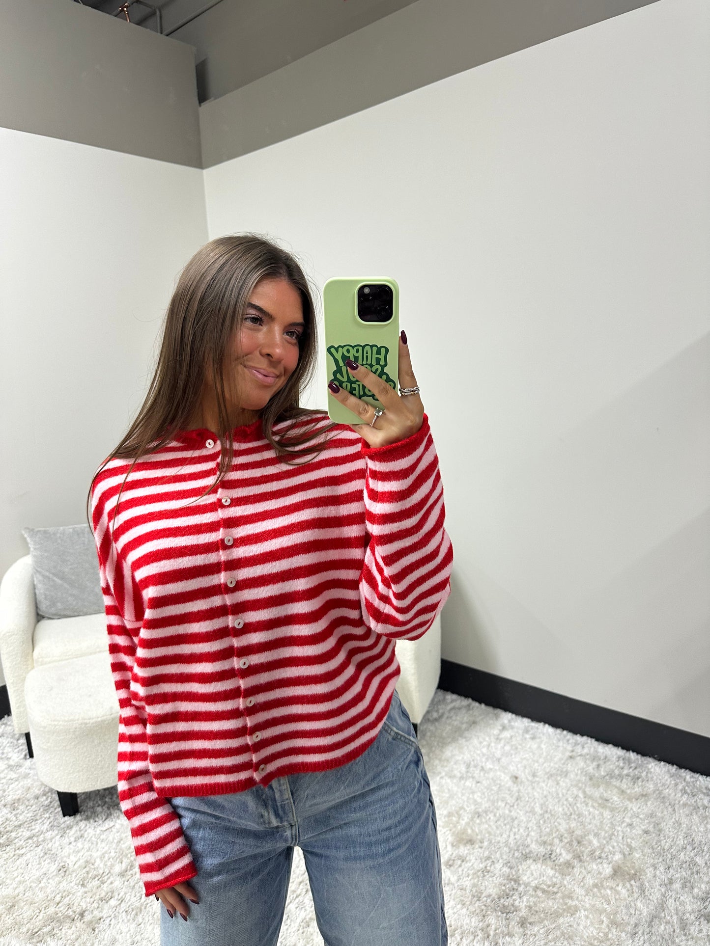The Striped Coastal Cardigan