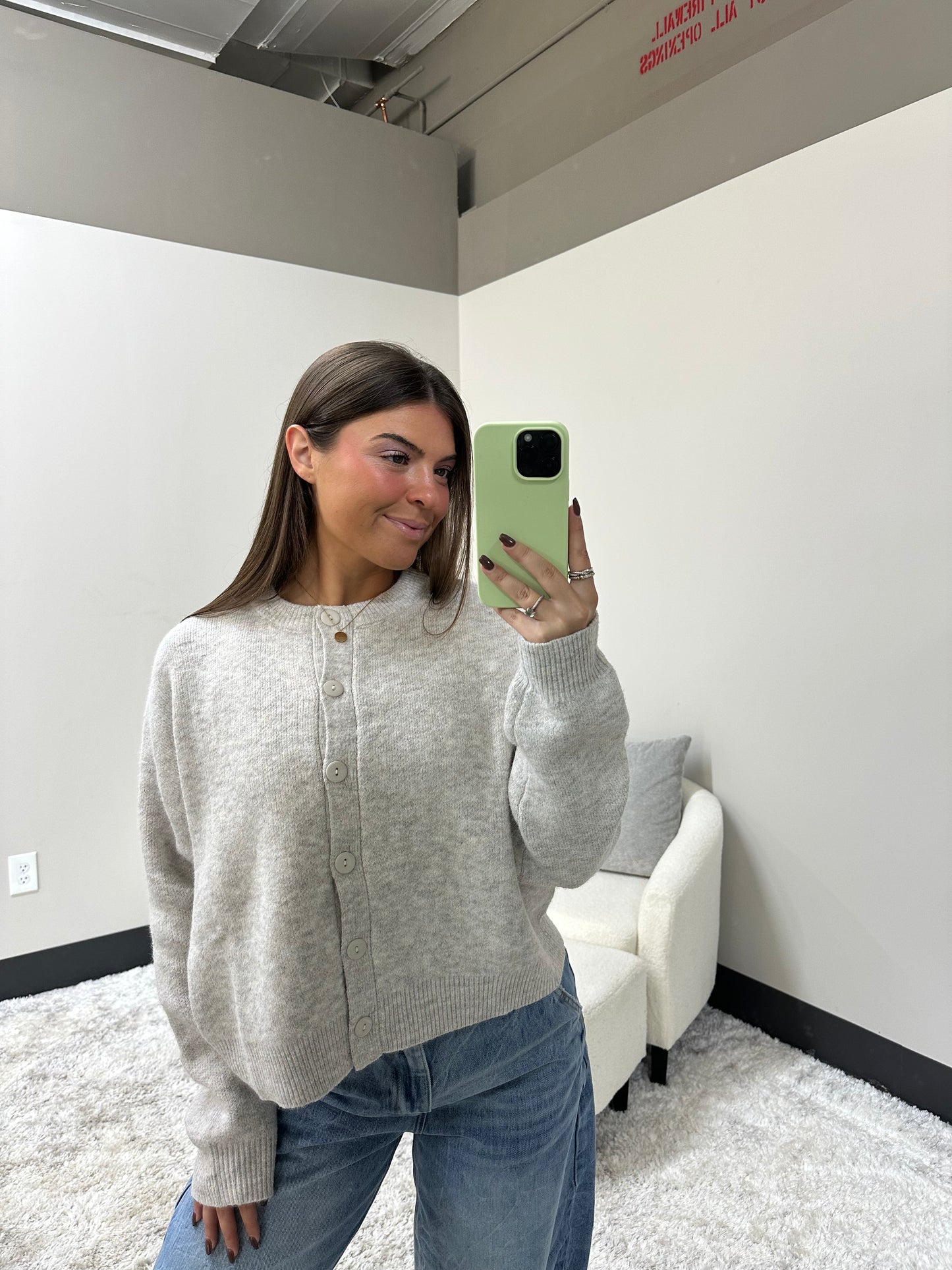 The Thick Button Cardigan