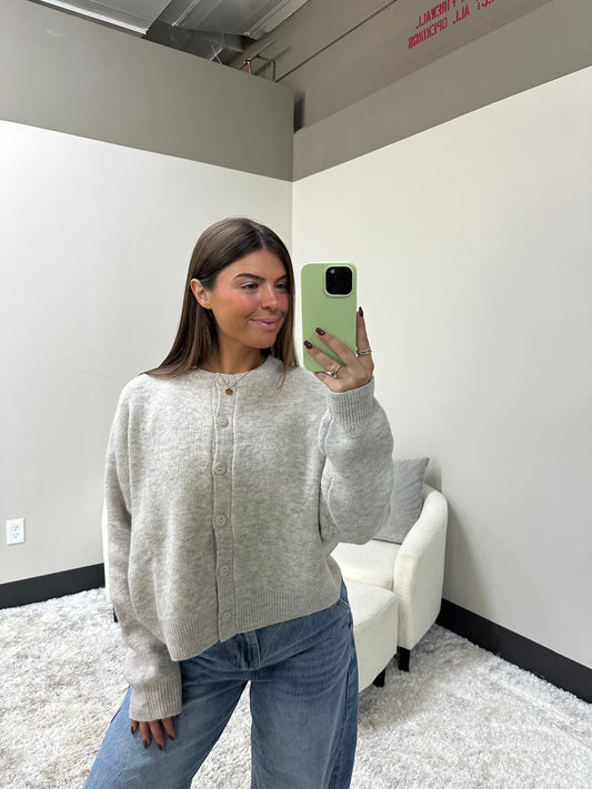 The Thick Button Cardigan