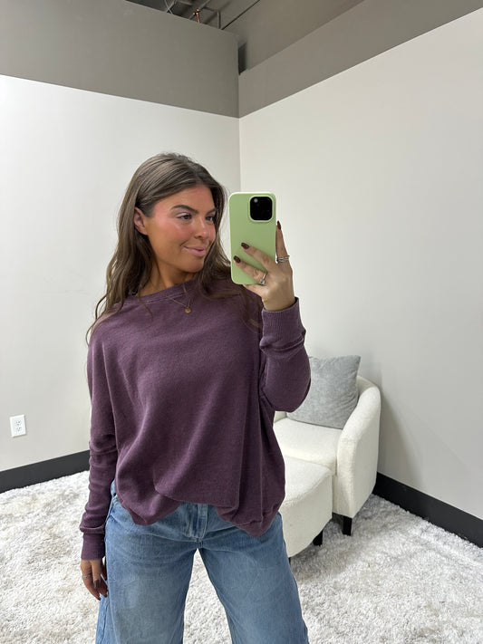 Waffle Roundneck Pullover