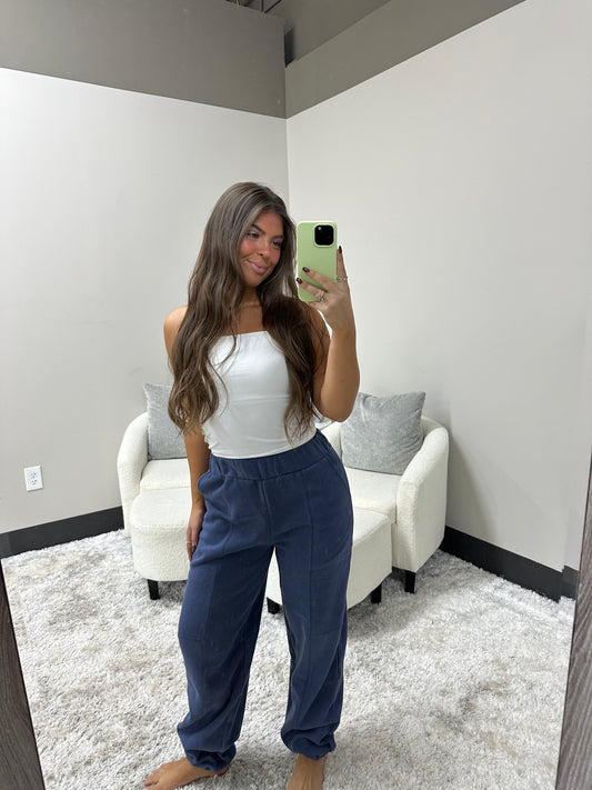 The Seam Detail Barrel Sweats