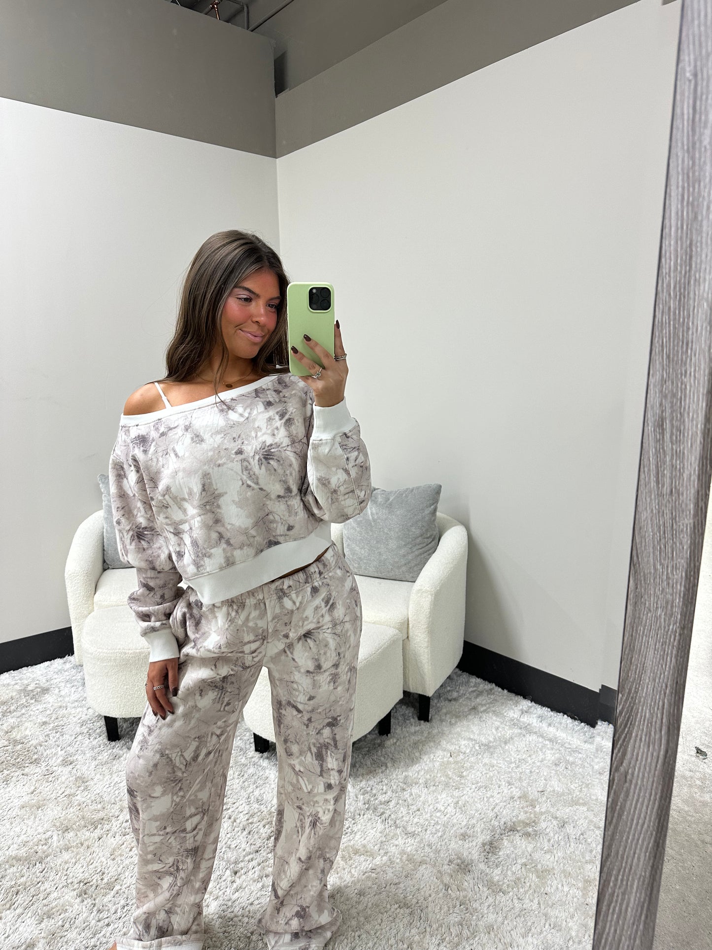 The Camo Wide Leg Sweats