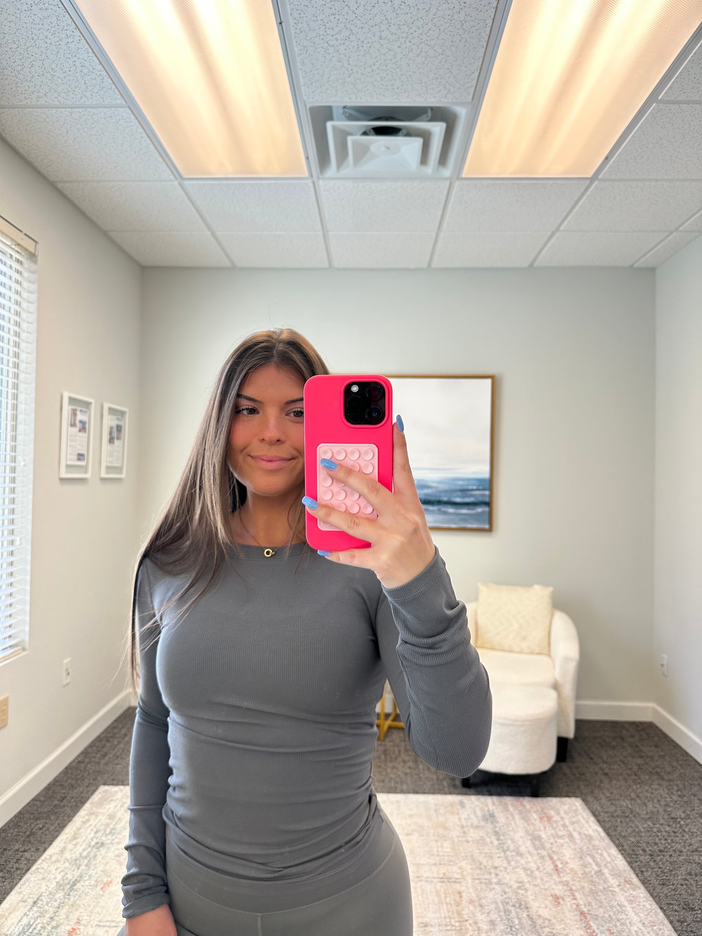 Micro Ribbed Long Sleeve