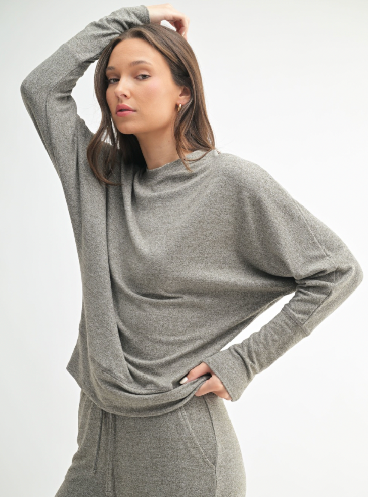 The Brushed Dolman Sleeve Top