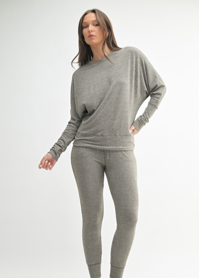 The Brushed Dolman Sleeve Top