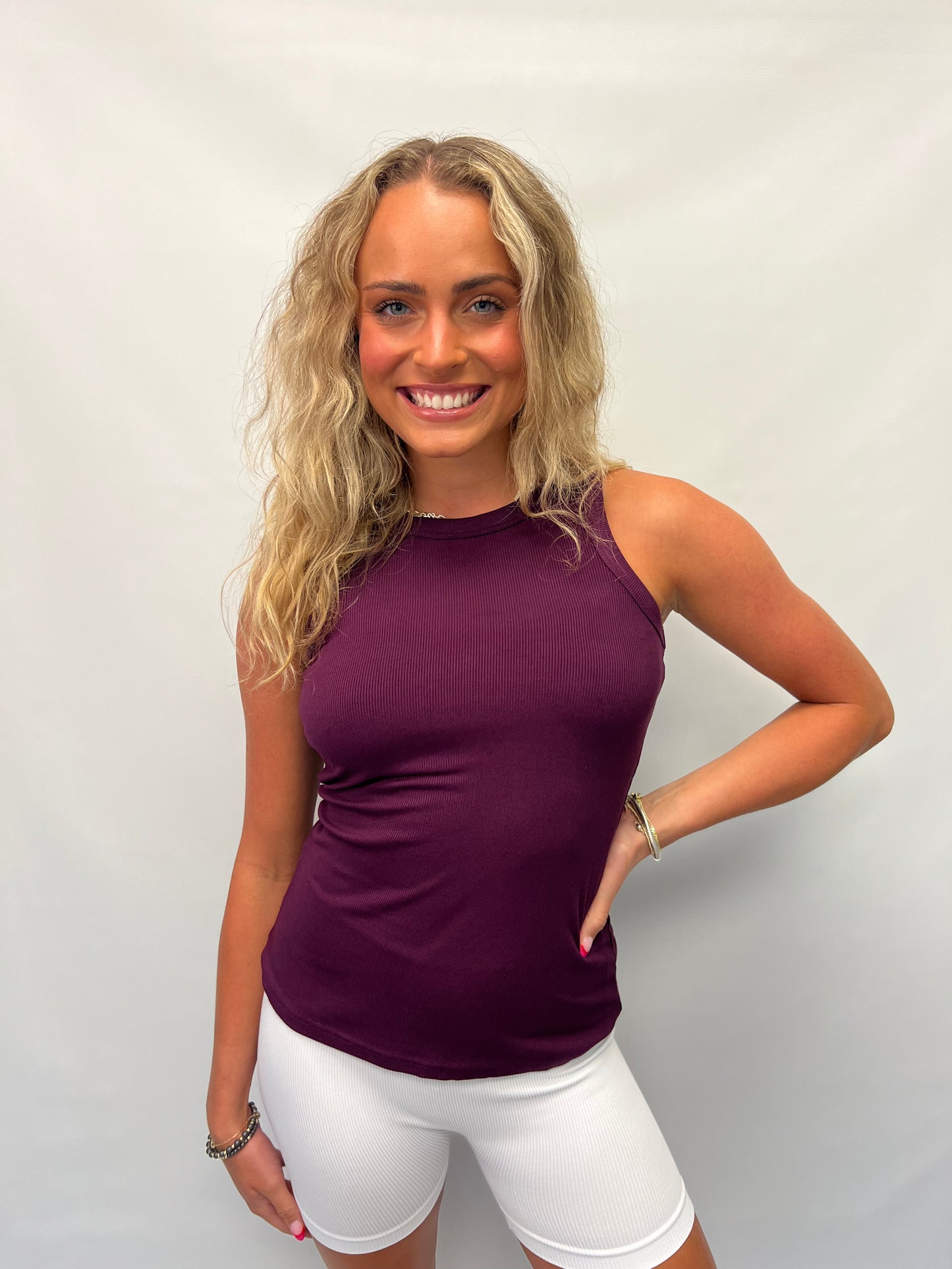 Full Length Micro Ribbed Tank