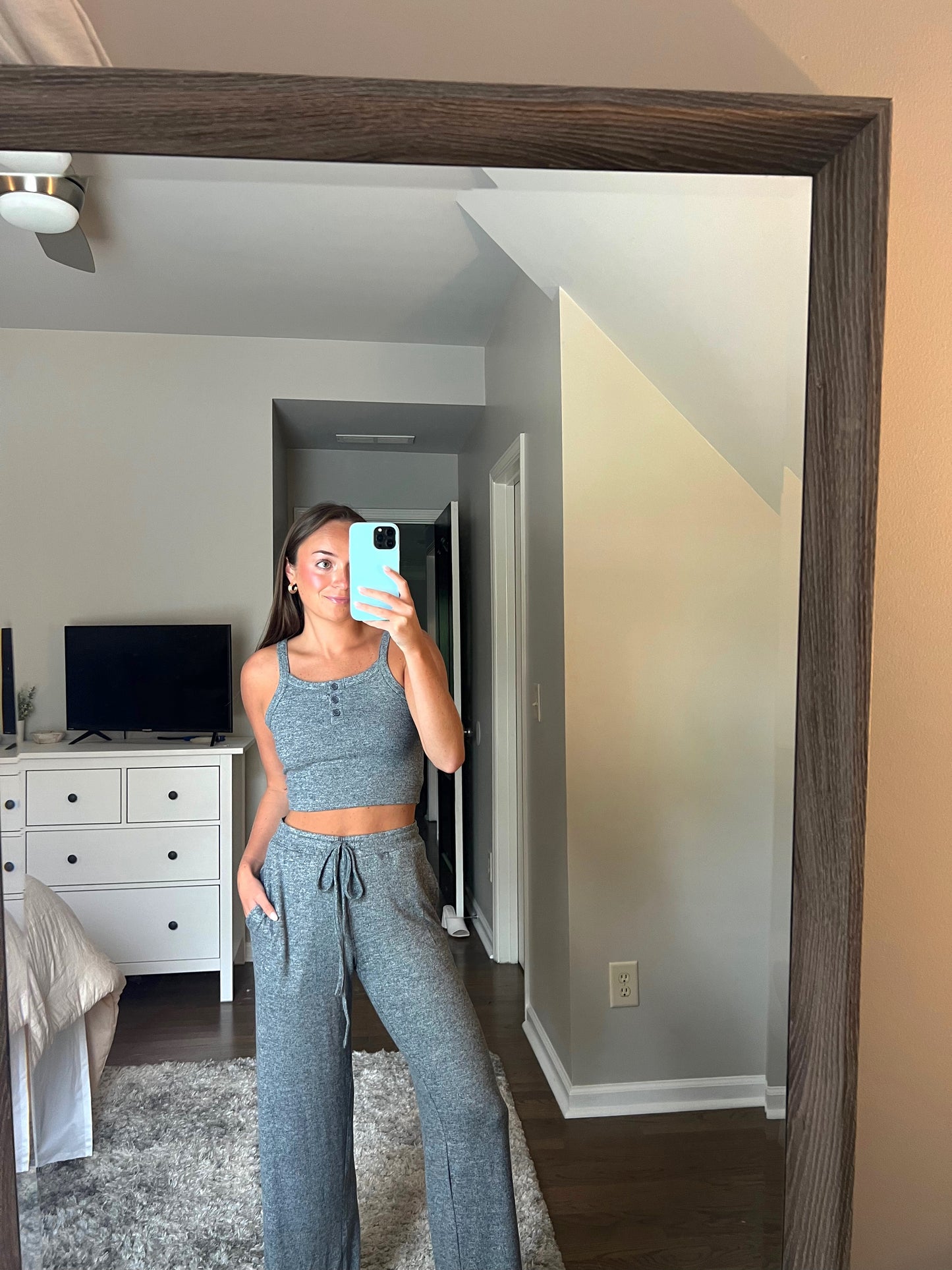 Soft Brushed Henley Tank