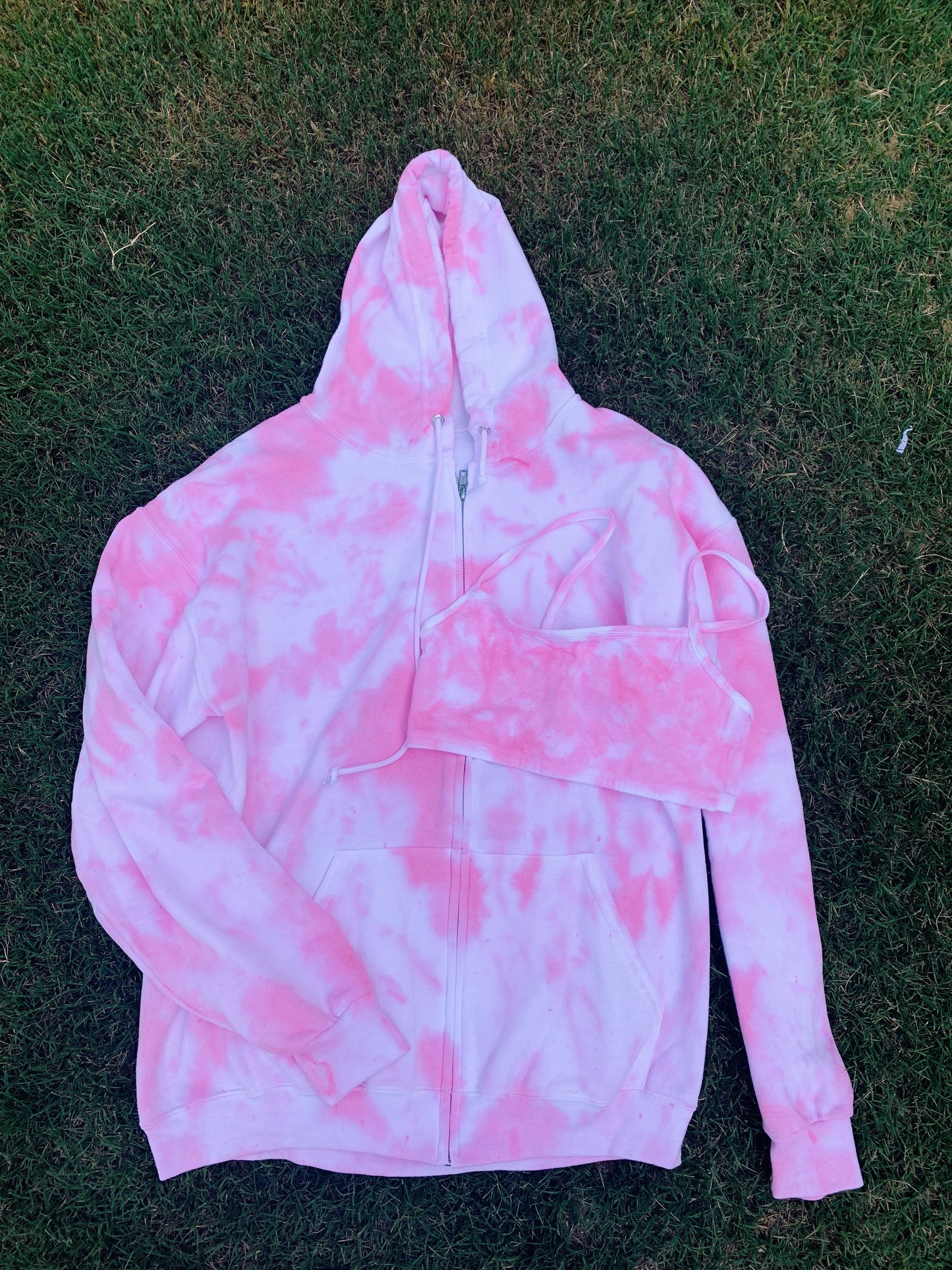 Zip up & Bra