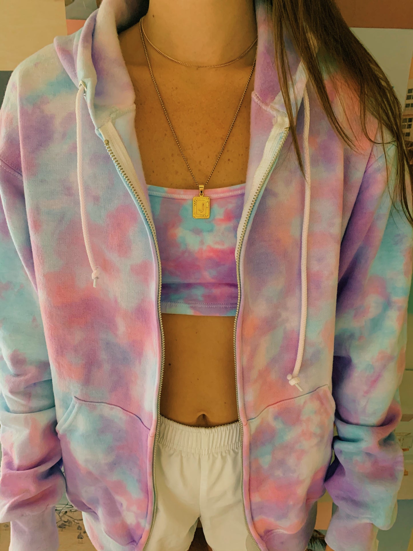 Zip up & Bra