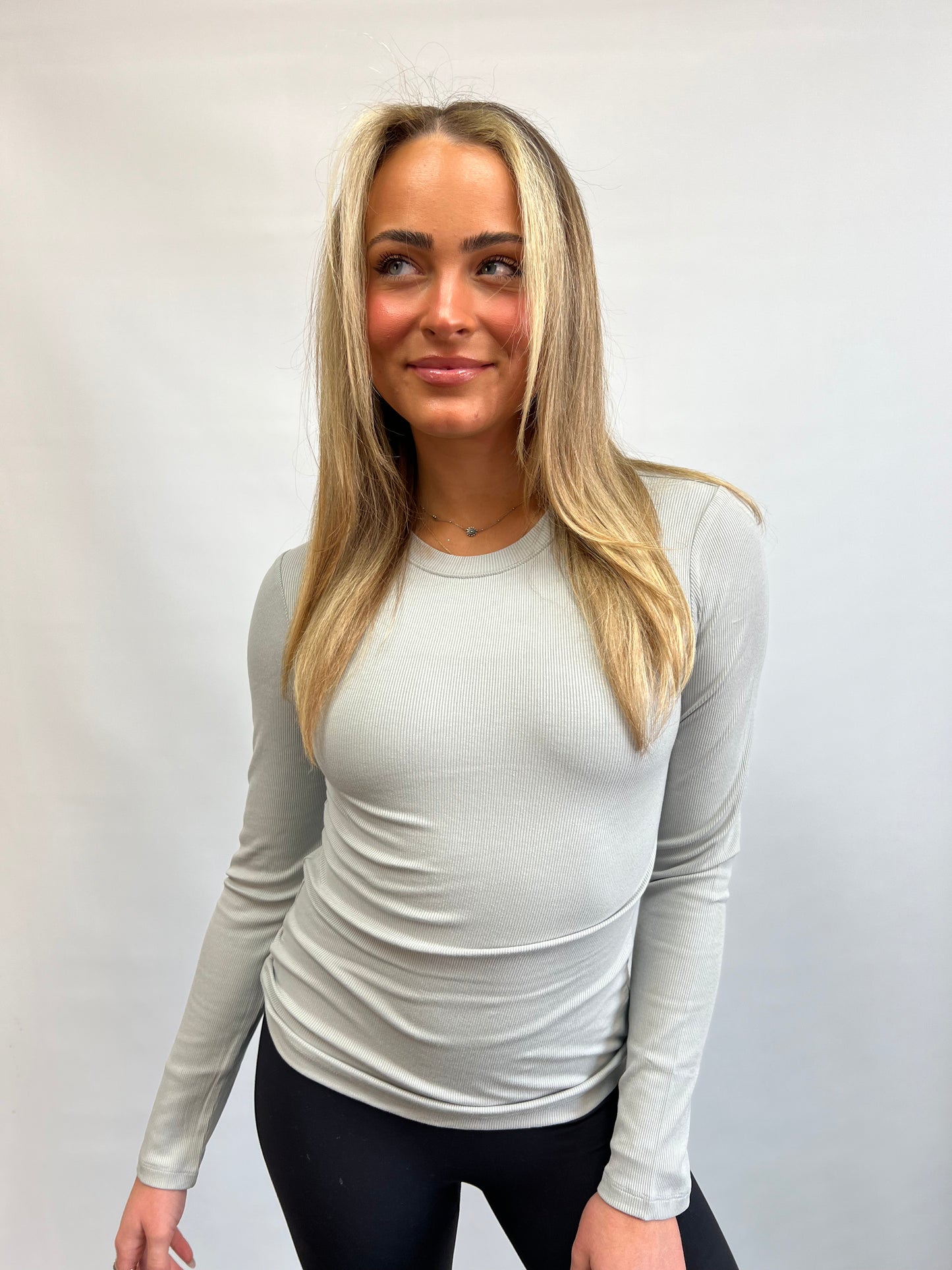 Micro Ribbed Long Sleeve