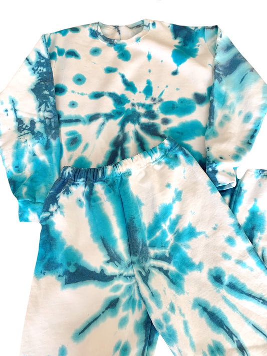 Spiraled Sweatpants & Crewneck Set