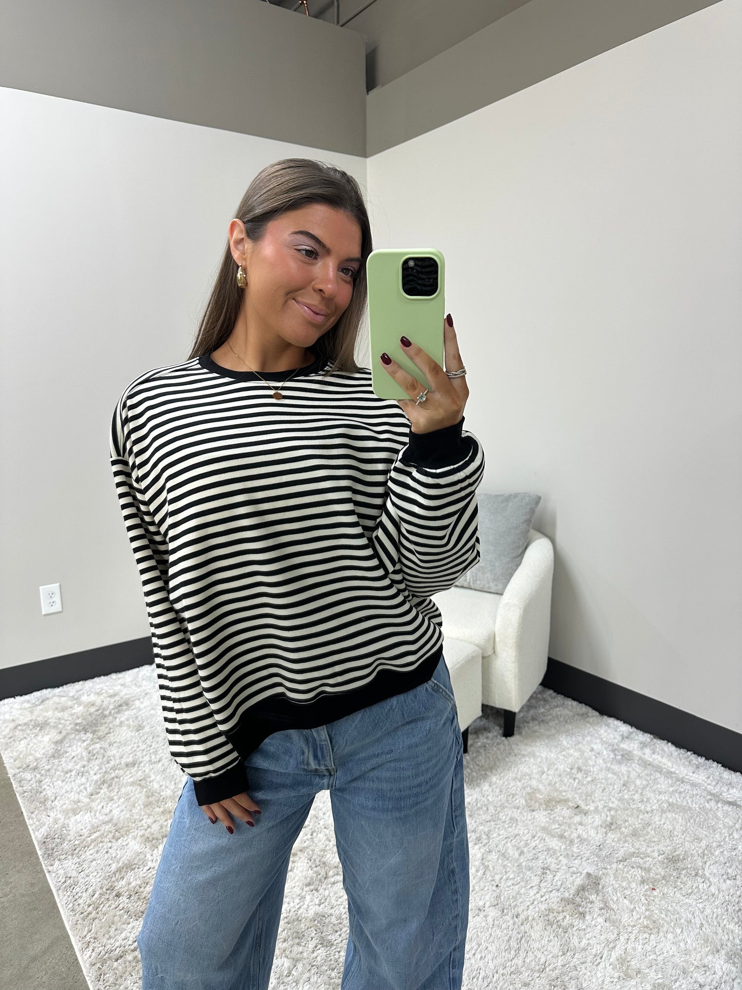 The Soho Striped Sweatshirt