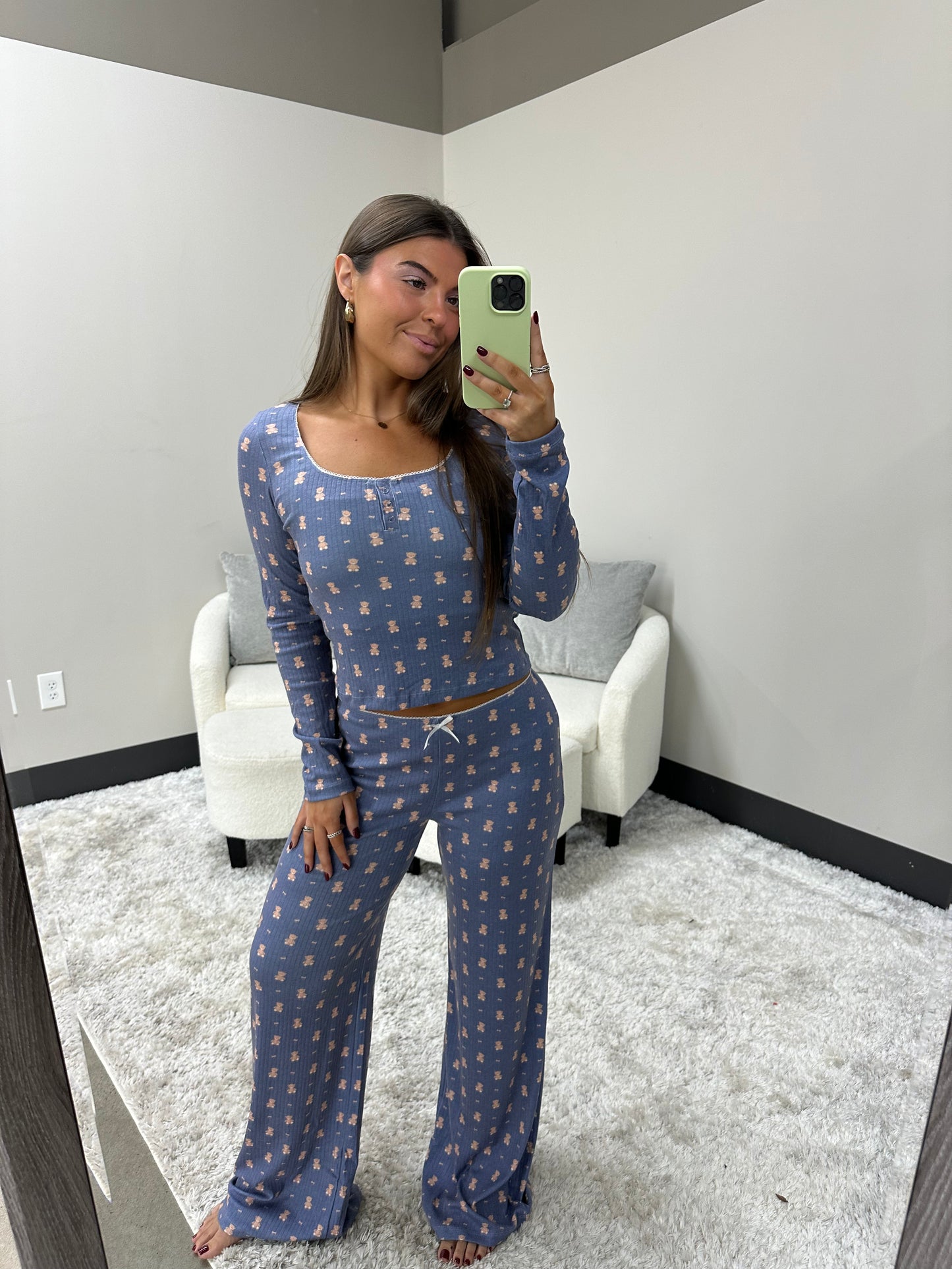 The Teddy Bear Pointelle Pajamas