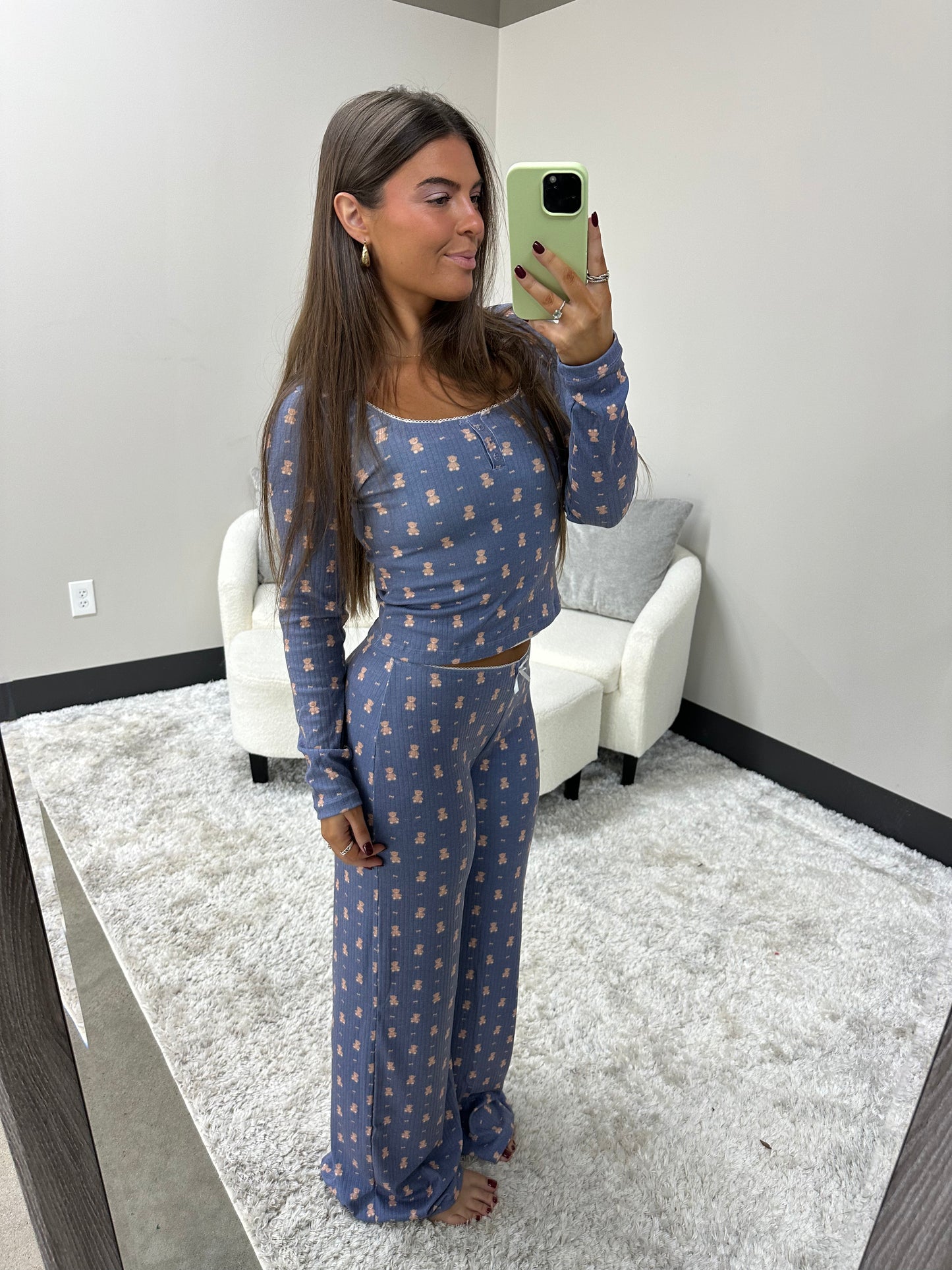 The Teddy Bear Pointelle Pajamas