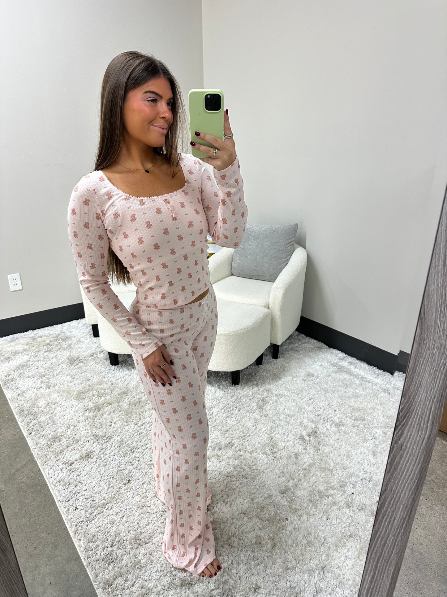 The Teddy Bear Pointelle Pajamas