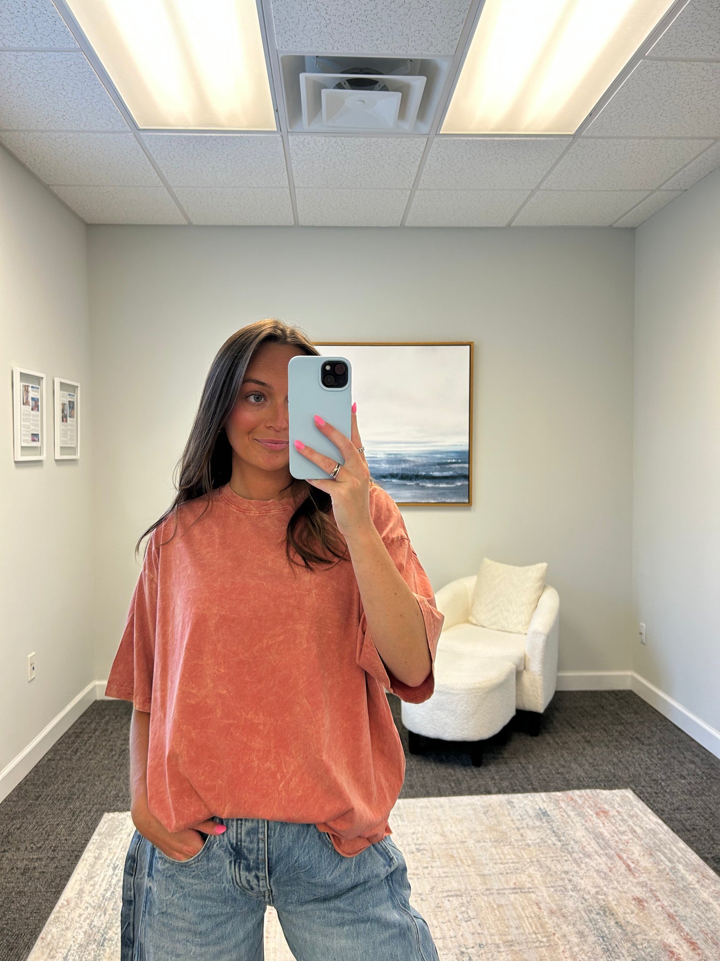 The Mineral Washed Oversized Tee