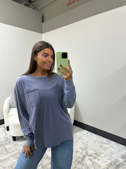 The Oversized Pocket Long Sleeve