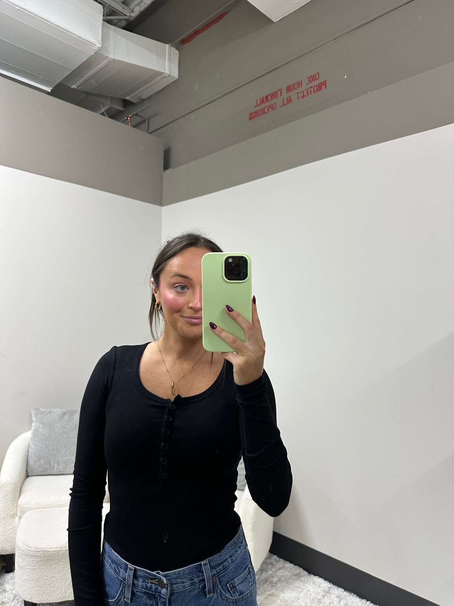 The Rayon Henley Top