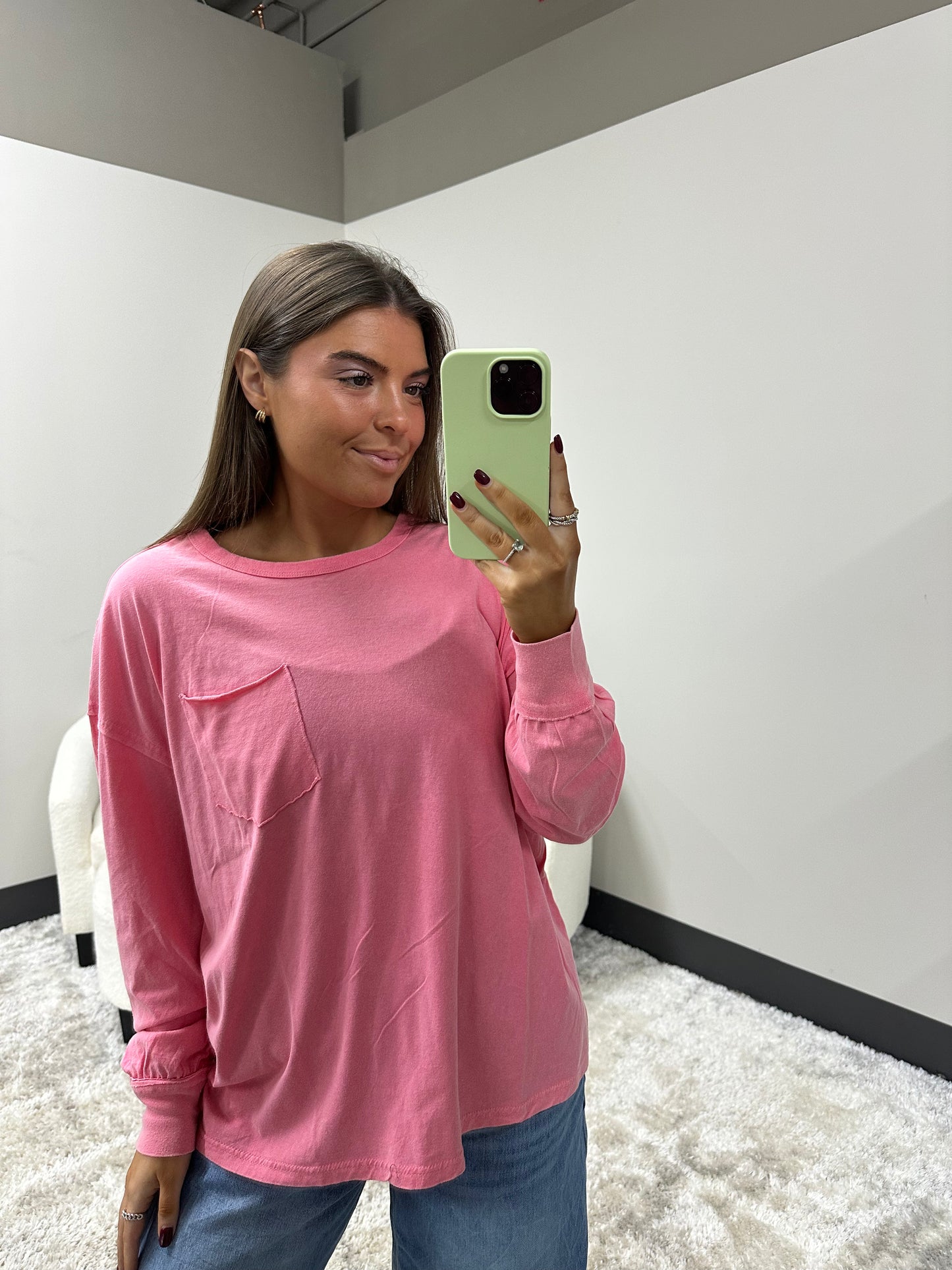The Oversized Pocket Long Sleeve