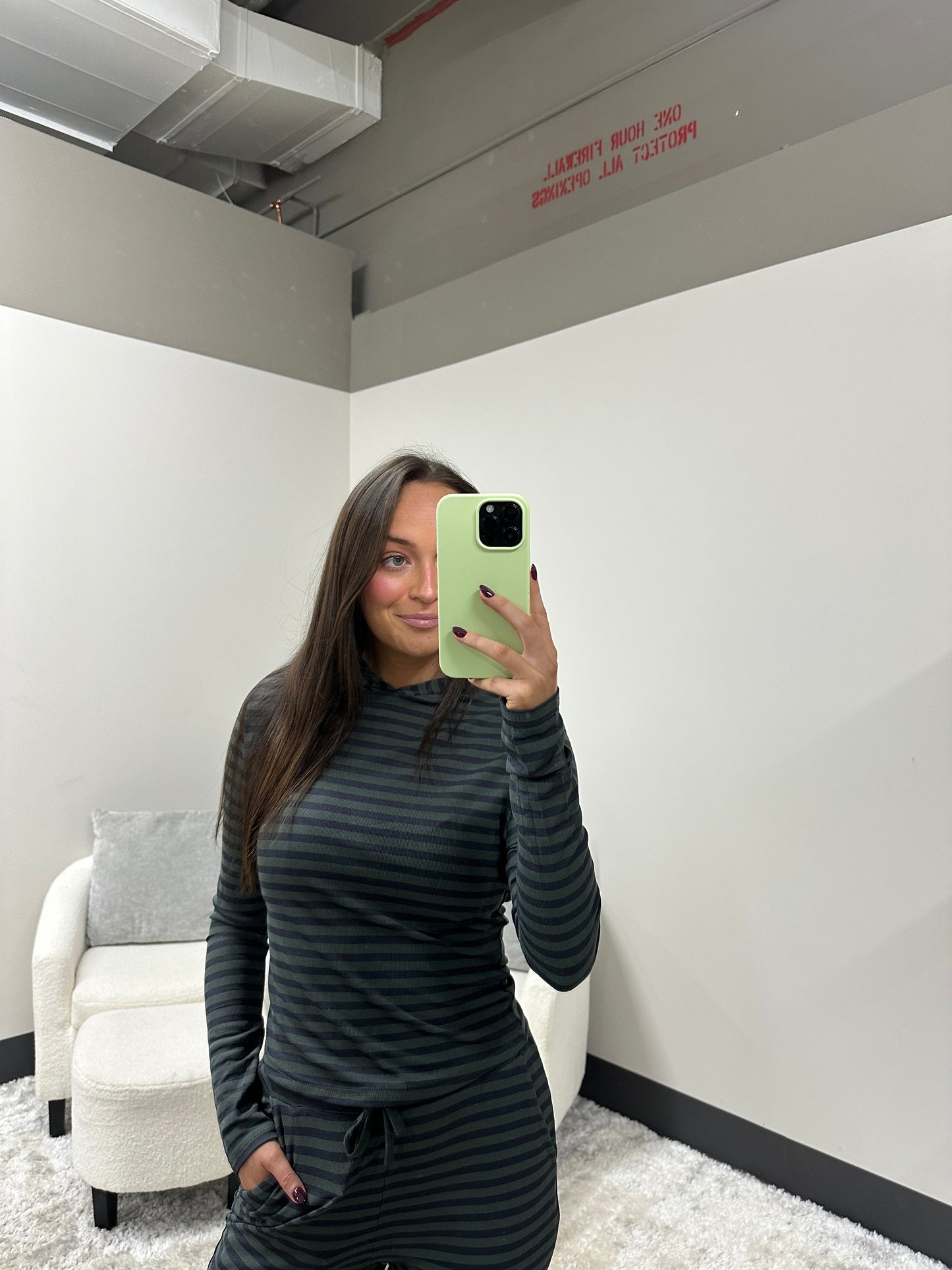 The Striped Pants & Hoodie Set