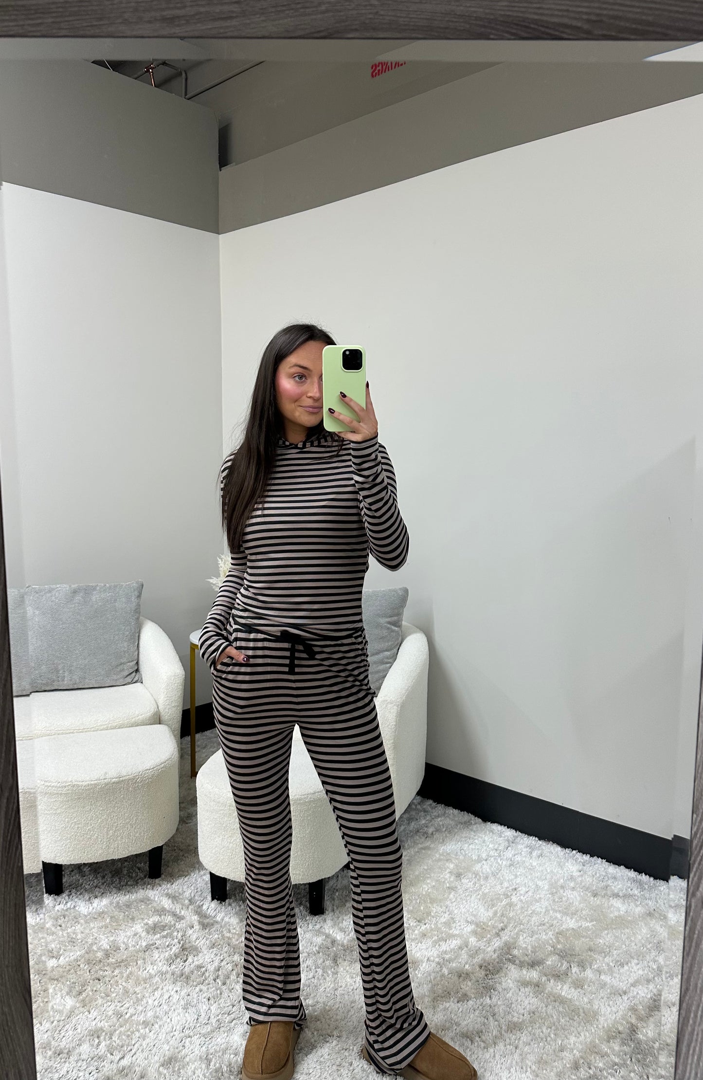 The Striped Pants & Hoodie Set