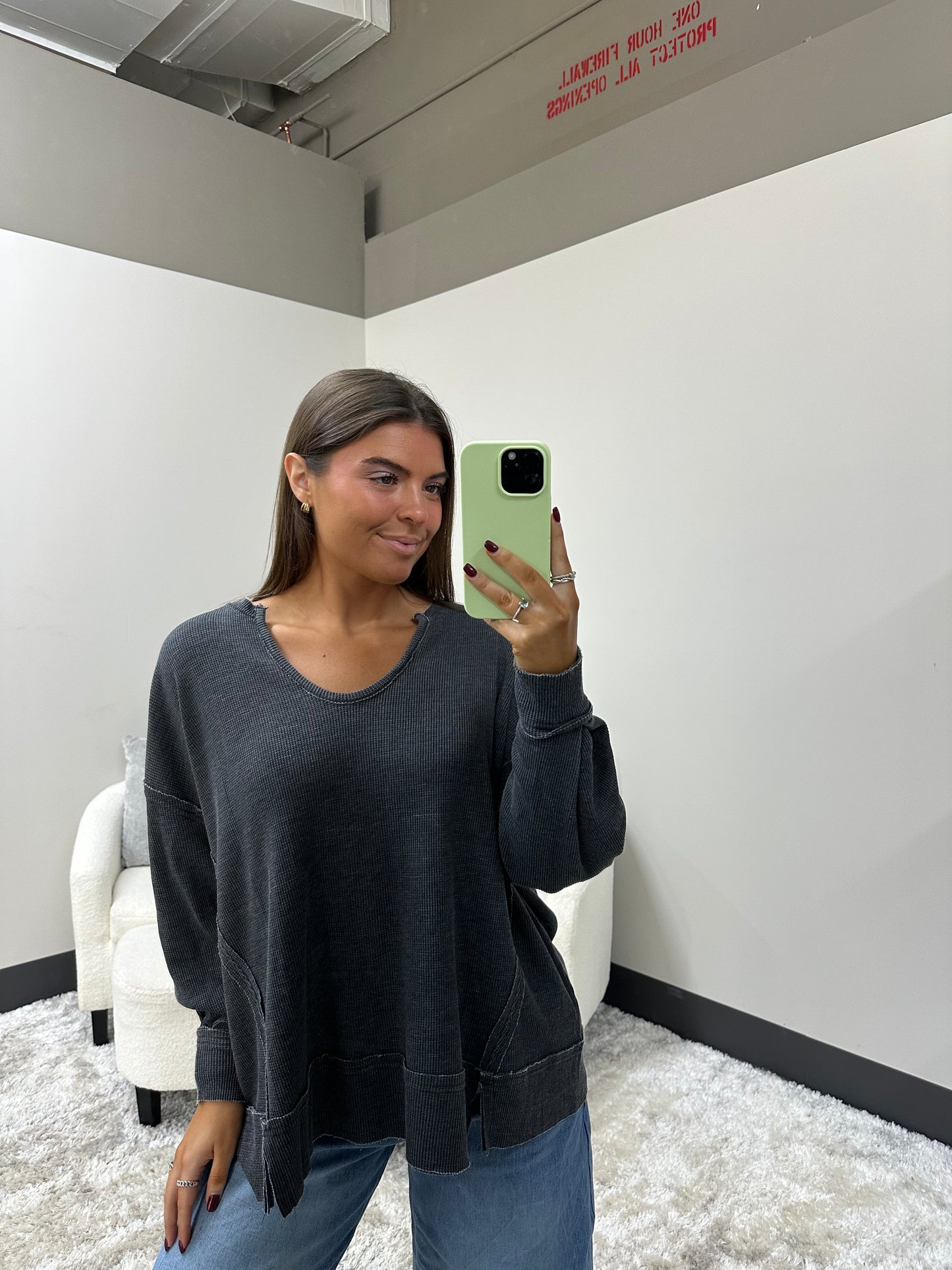 The Lightweight Waffle Long Sleeve