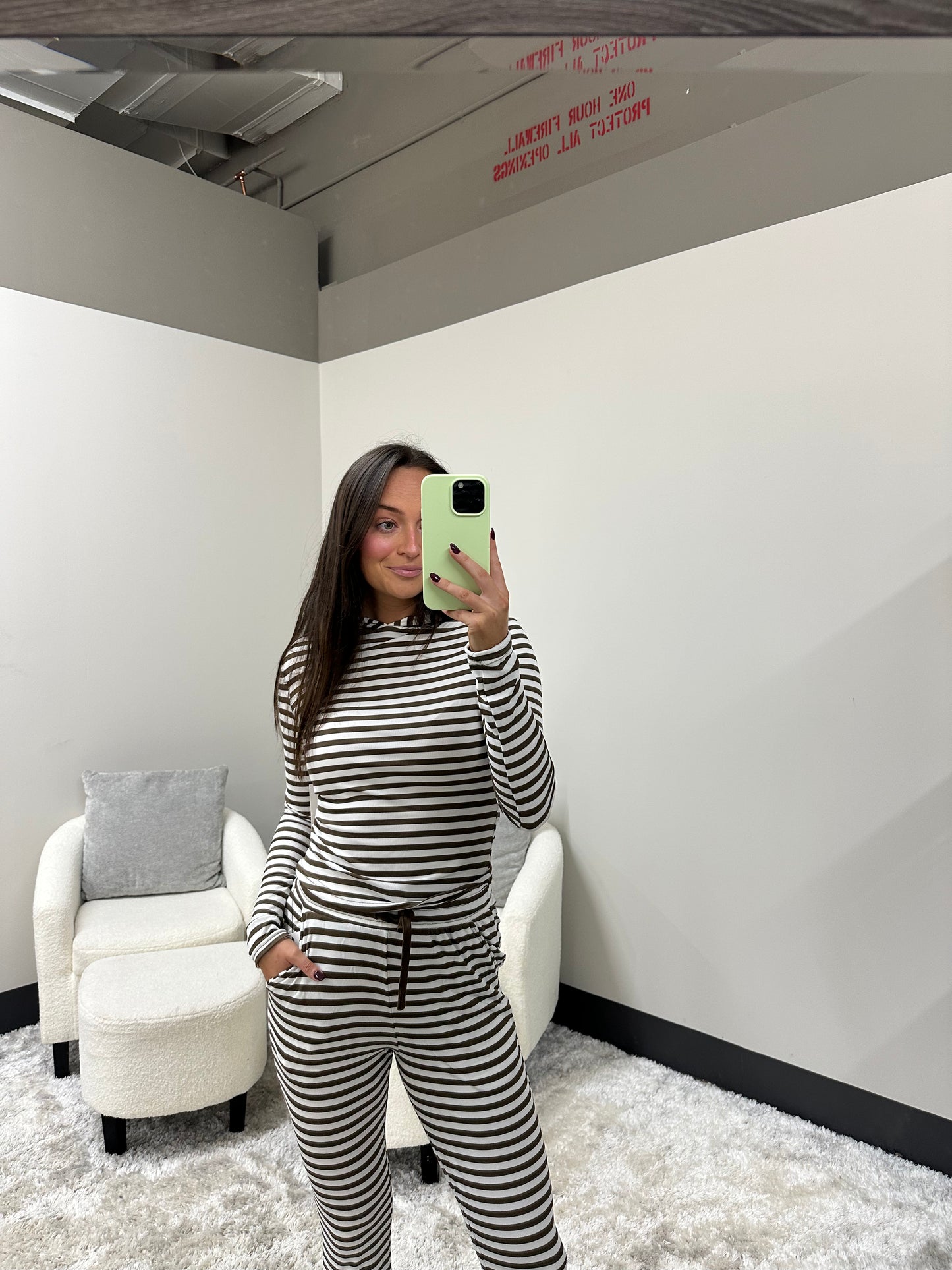 The Striped Pants & Hoodie Set