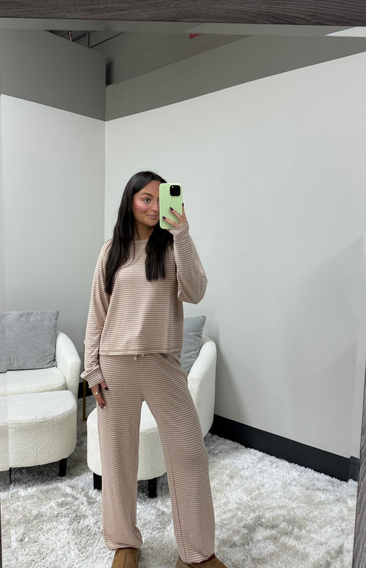 The Brushed Striped Set