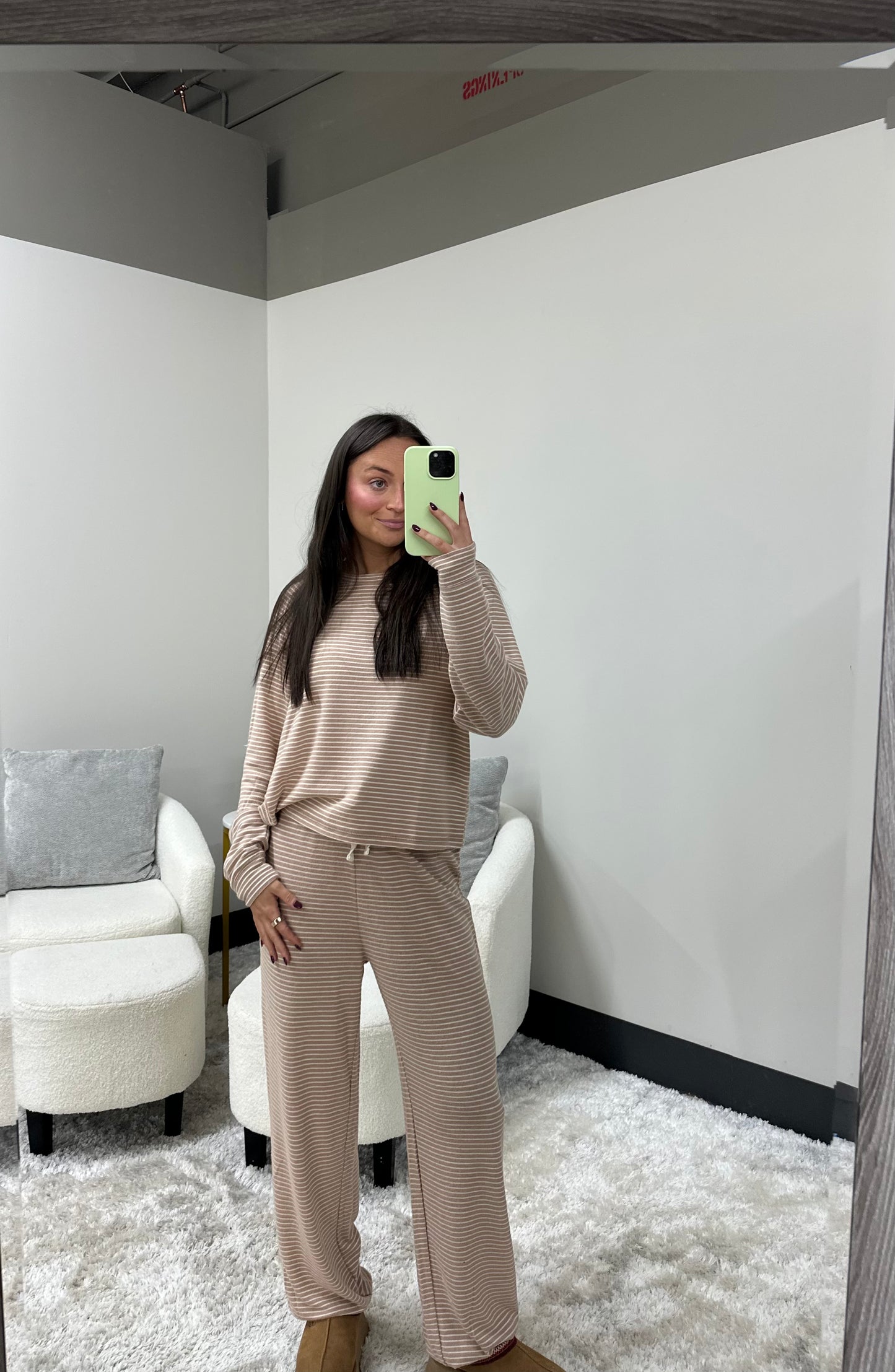 The Brushed Striped Set