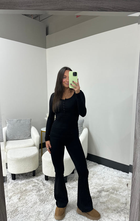 The Venice Fleece Yoga Pants