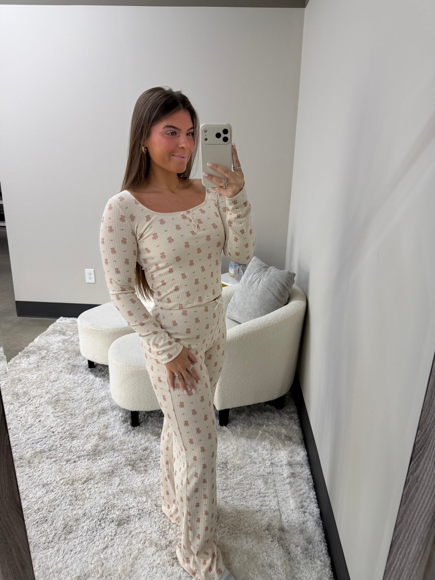 The Teddy Bear Pointelle Pajamas