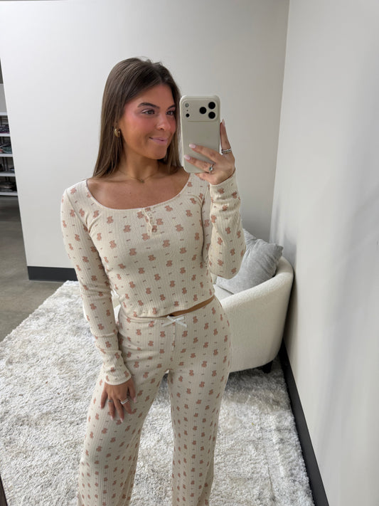 The Teddy Bear Pointelle Pajamas