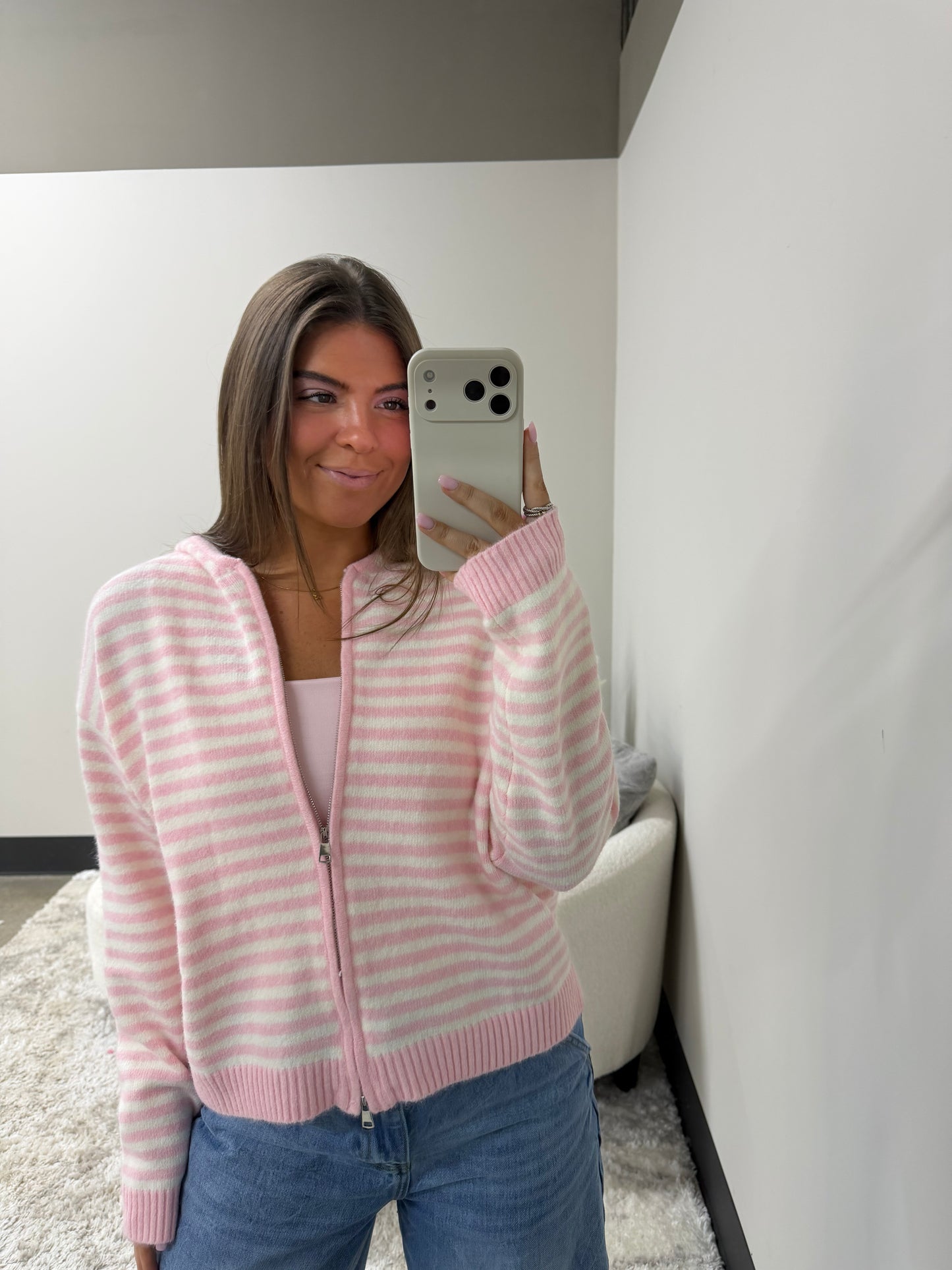 The Striped Coastal Zip-Up