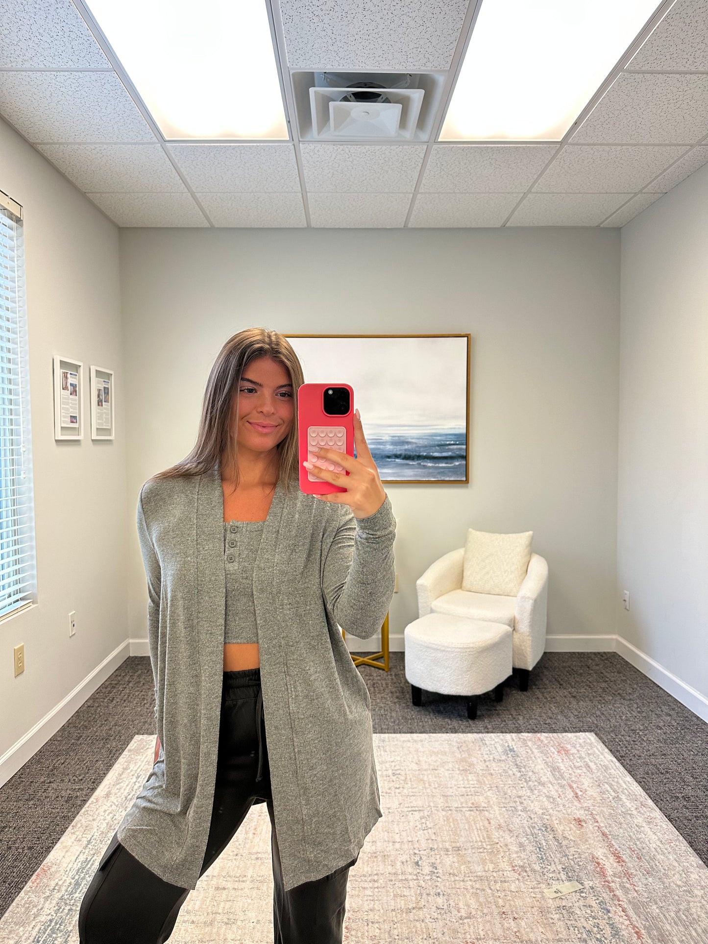 The Brushed Pocket Cardigan