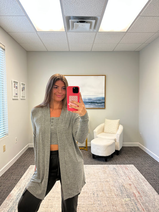 The Brushed Pocket Cardigan