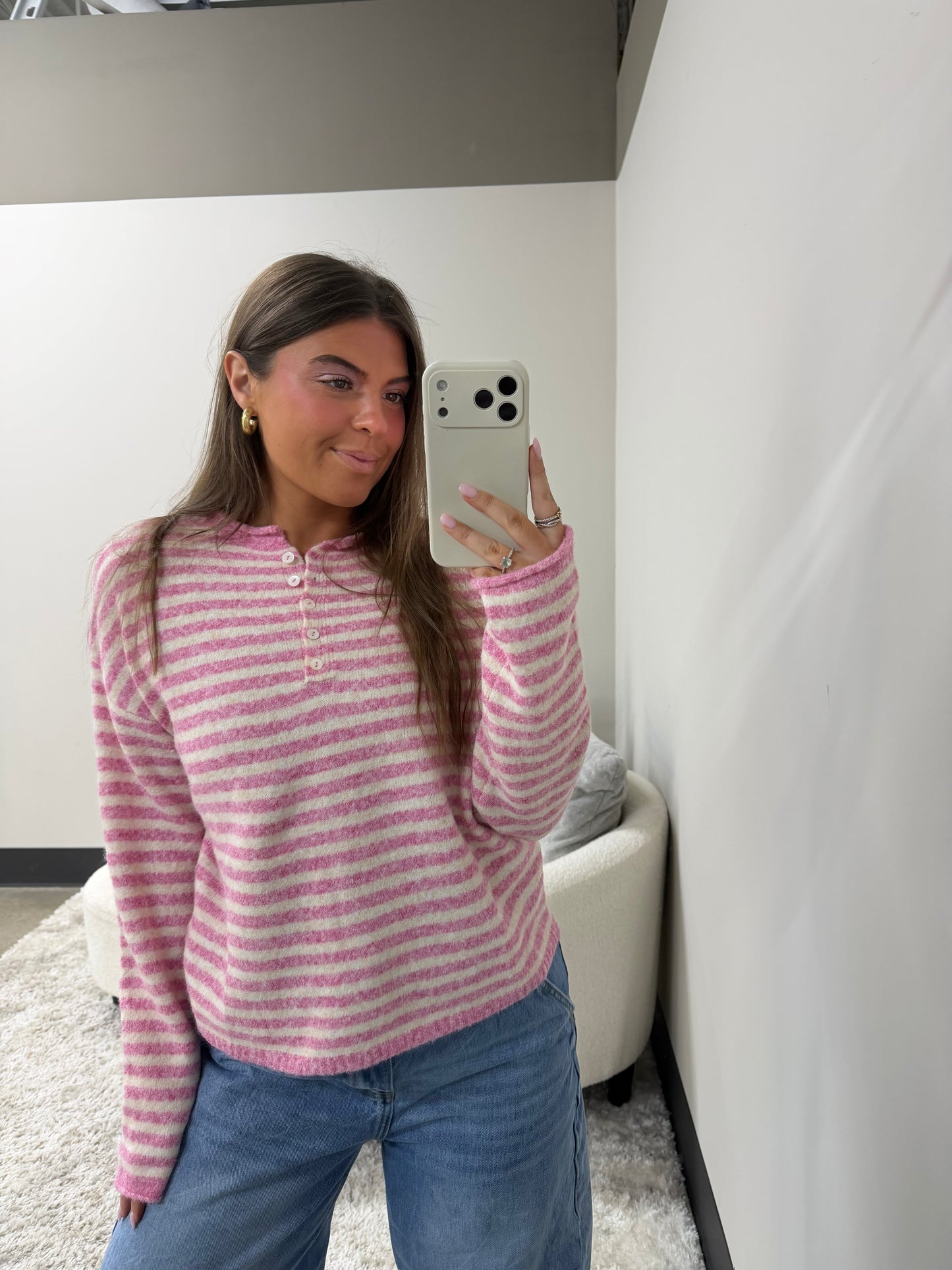 The Coastal Striped Henley