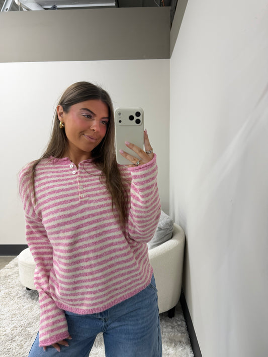 The Coastal Striped Henley