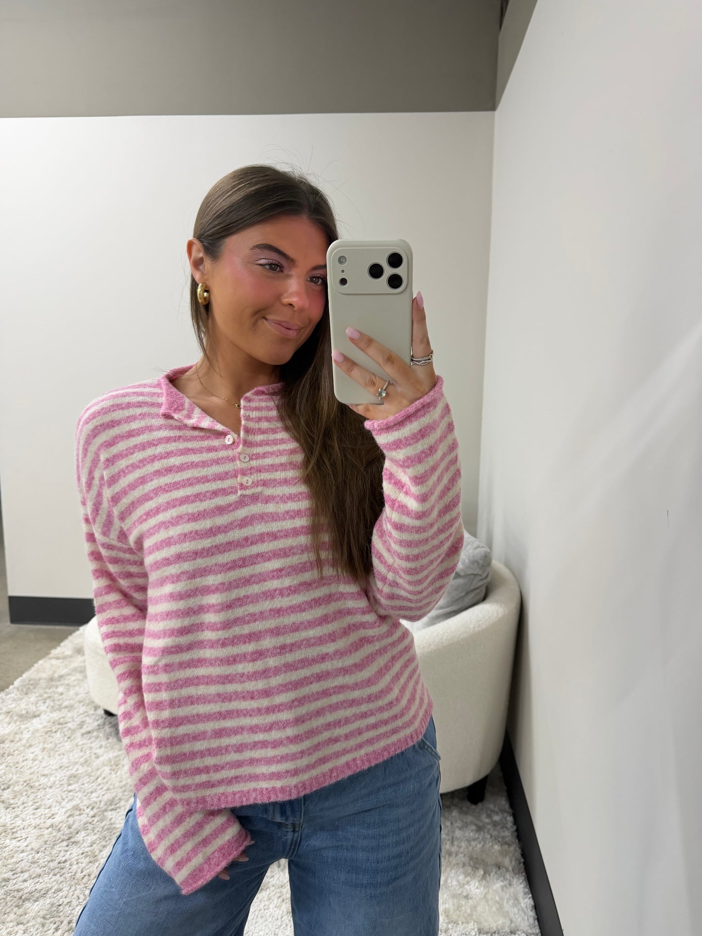 The Coastal Striped Henley